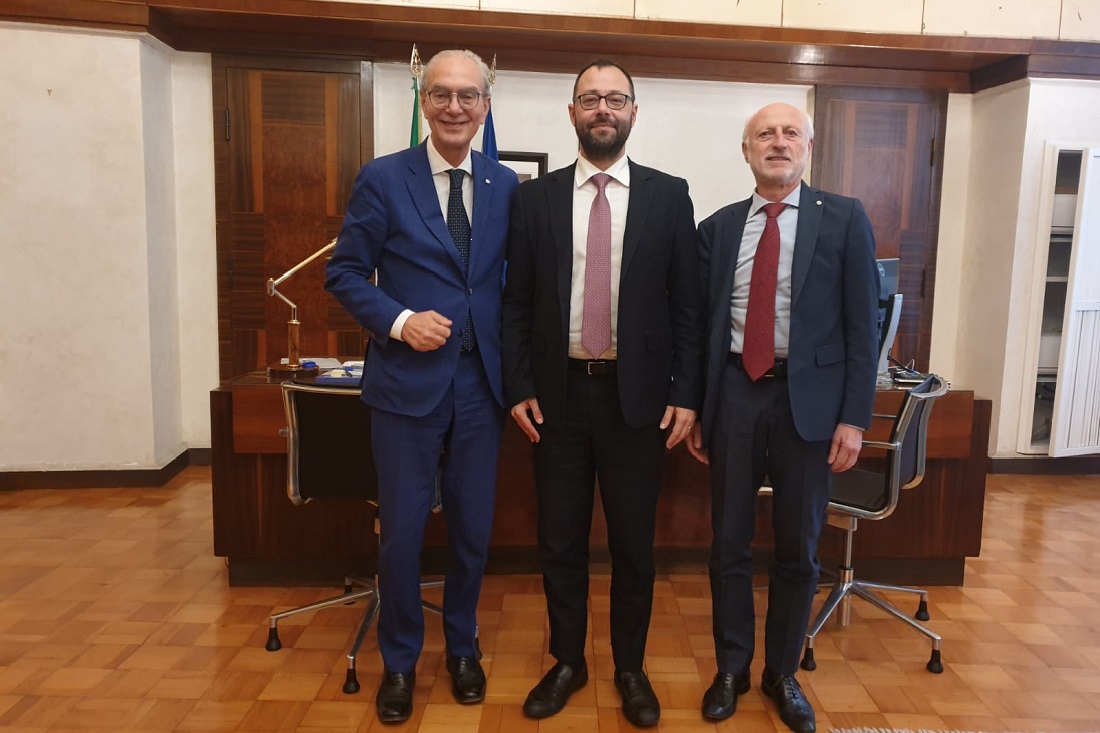 Il Ministro Patuanelli incontra Vaccarino e Silvestrini: grande attenzione verso le piccole imprese