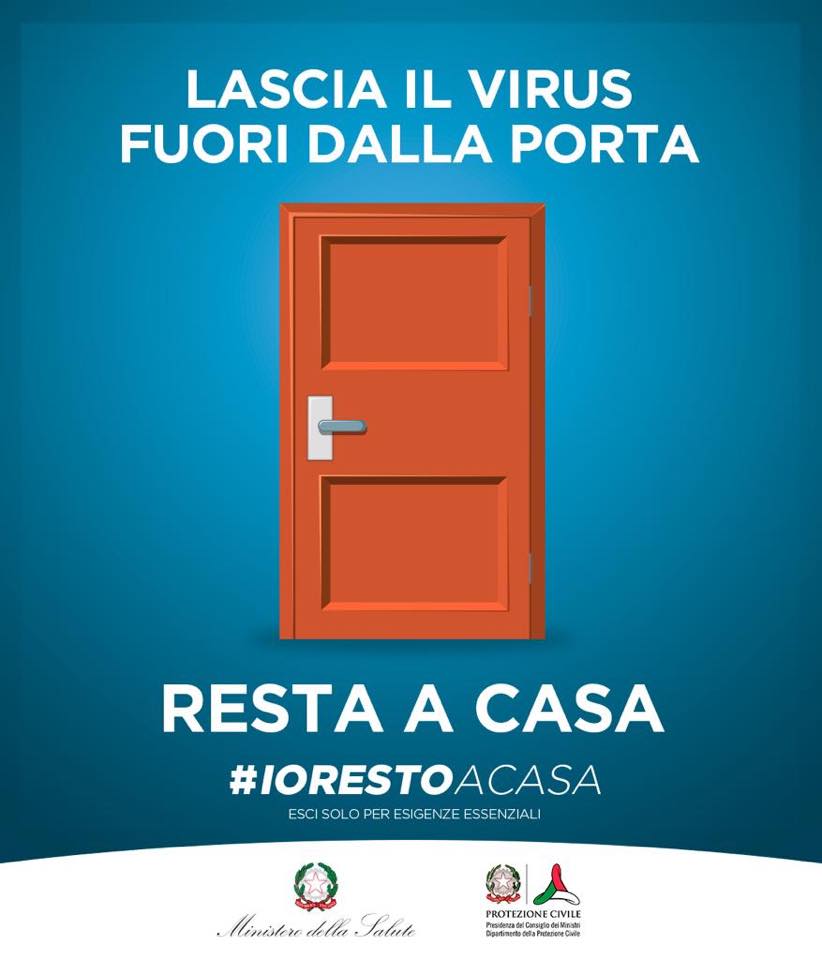#Iorestoacasa. L'Italia diventa zona protetta