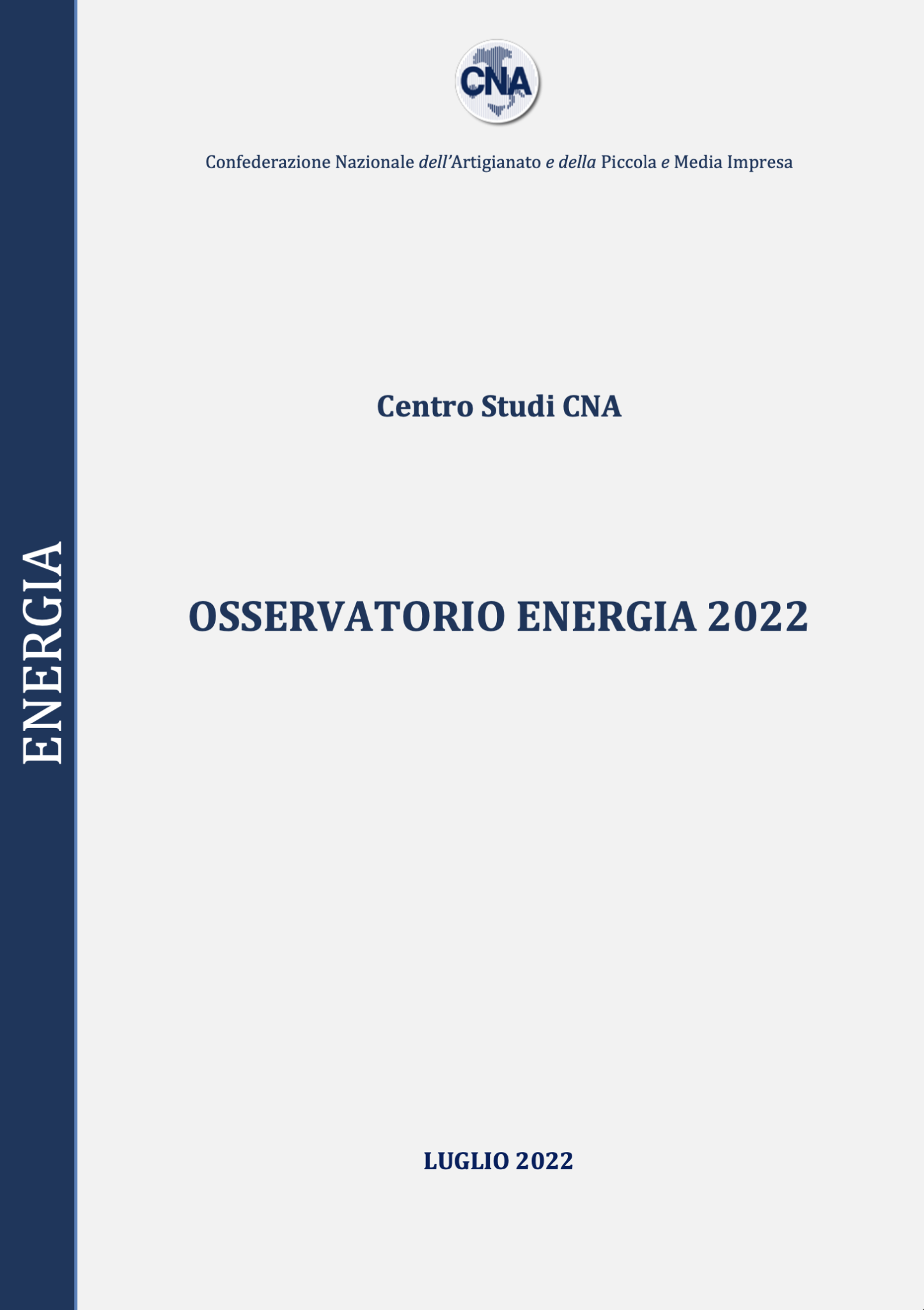 OSSERVATORIO ENERGIA 2022