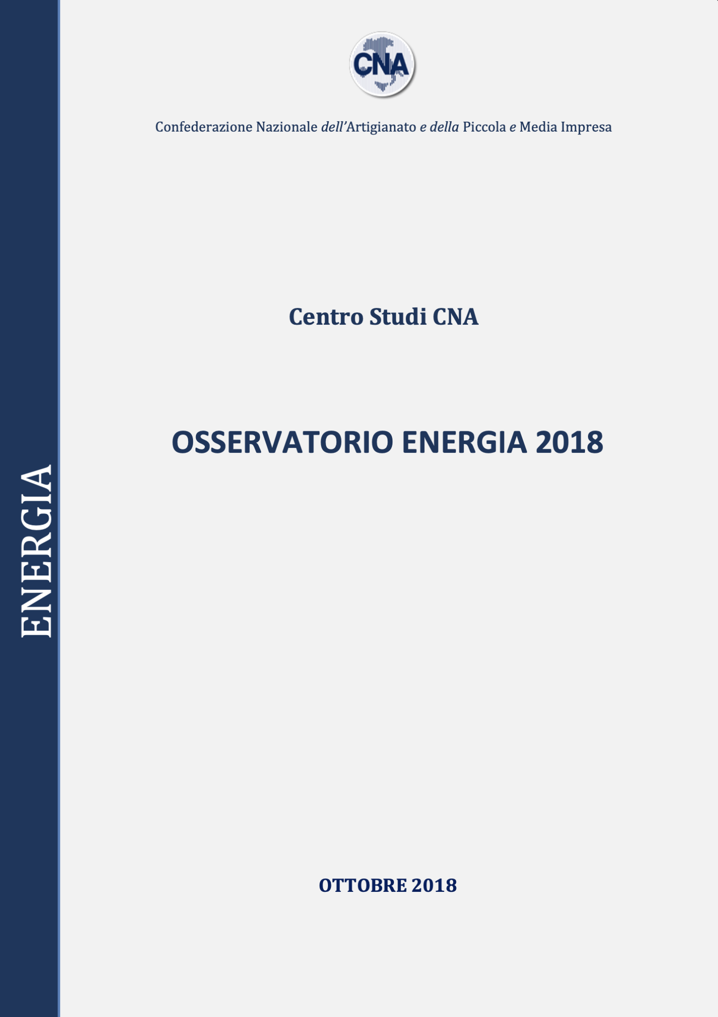 OSSERVATORIO ENERGIA 2018