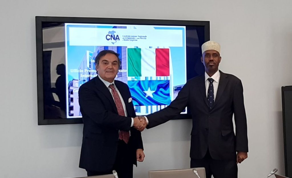 CNA incontra il ministro del Commercio della Somalia